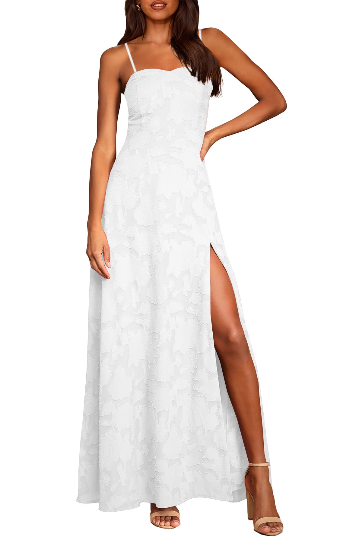 Ferlema Floral Maxi Slip Dress